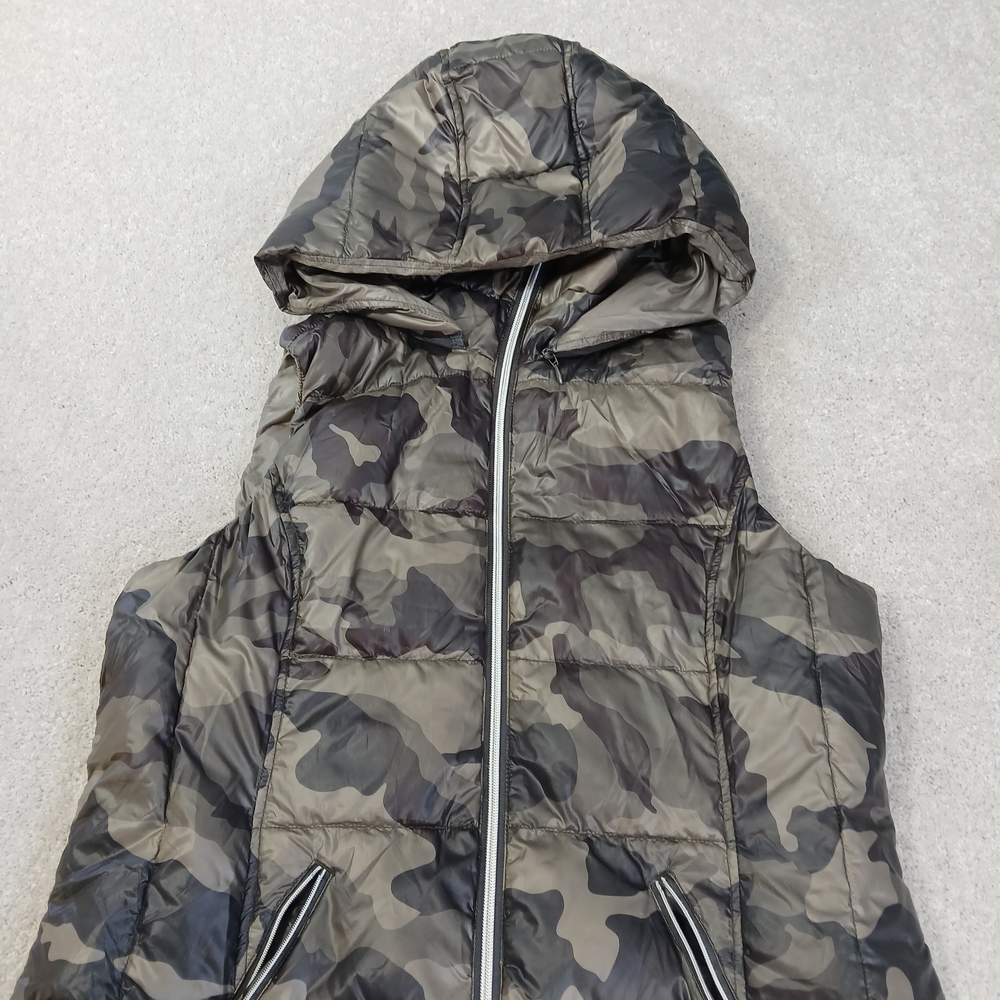 Camouflage Hooded Women's Vest Lightweight Size Medium